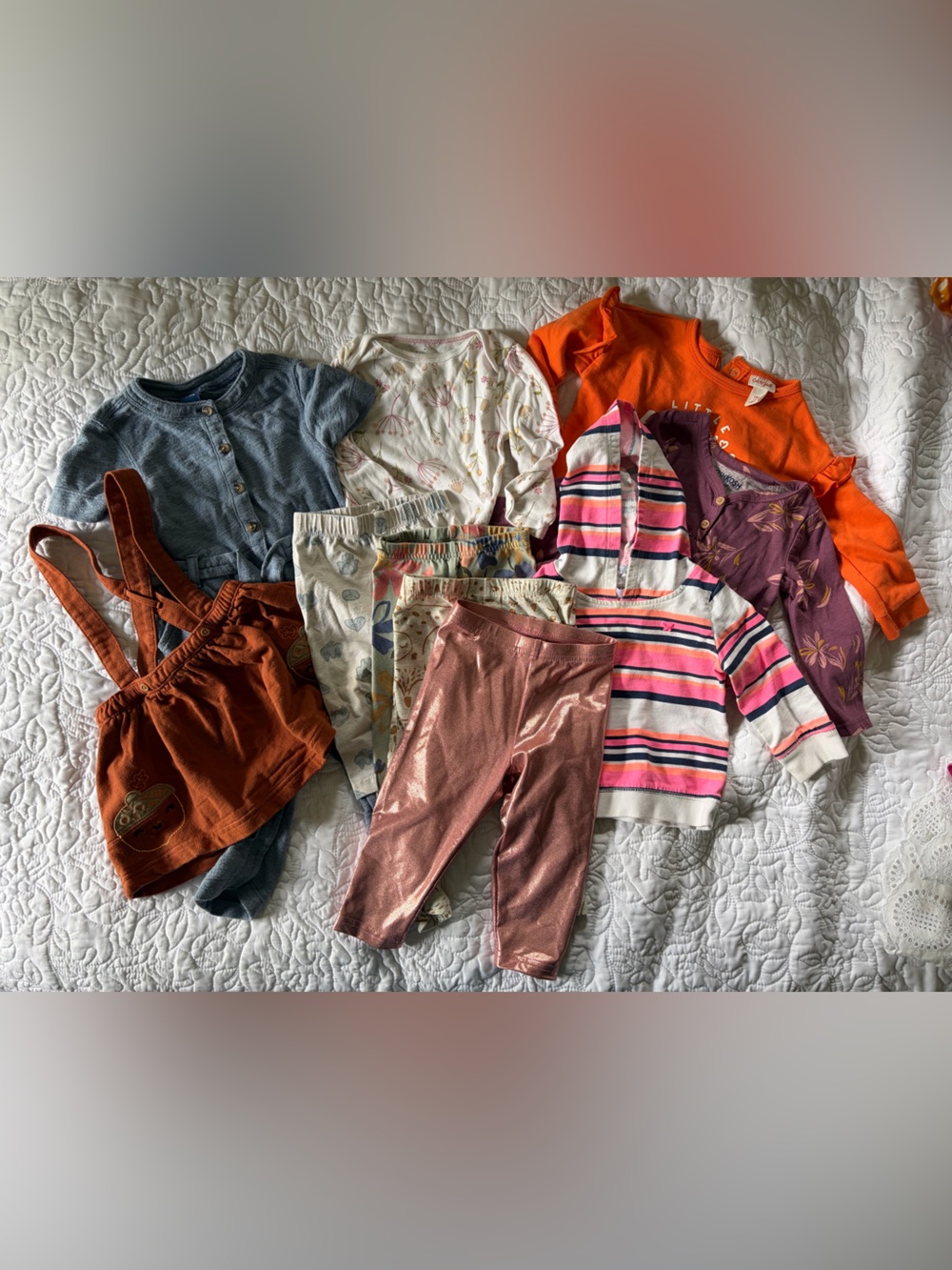 Bundle of girls fall clothes / size 12- 18 months